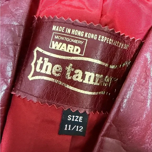 Burgundy Leather Jacket and Vest Set - Picture 4 of 10